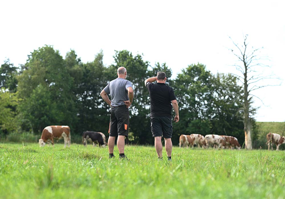 Enge Beziehung zu den Landwirten